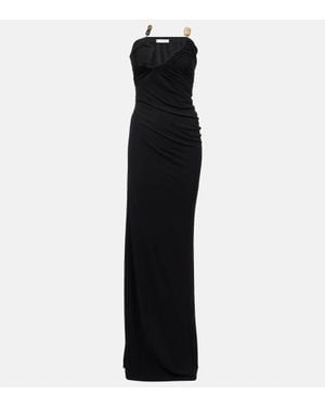 Christopher Esber Odessa Embellished Strapless Gown - Black