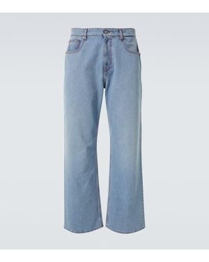 ERL Mid-Rise Straight Jeans Venice - Blau