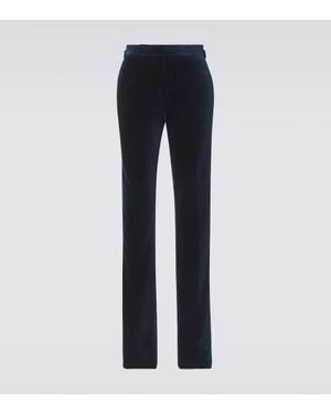 Ralph Lauren Cotton Straight Pants - Blue