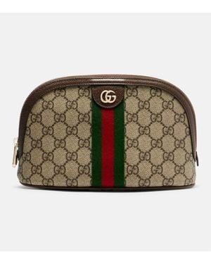 Gucci Beauty Case Ophidia Small Con Pelle - Verde