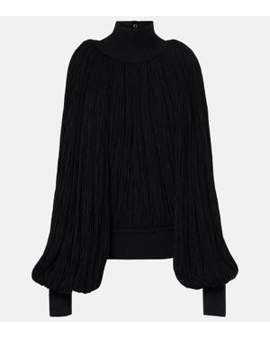 Alaïa Pullover Aus Wolle - Schwarz
