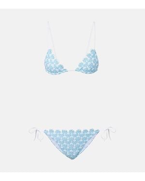 Missoni Crochet Bikini - Blue
