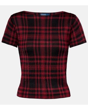 Polo Ralph Lauren Plaid Top - Red