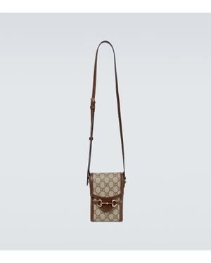 Gucci Horsebit 1955 Mini Crossbody Bag - White