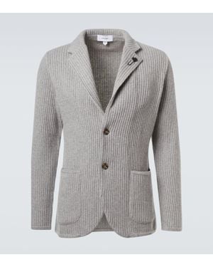 Lardini Cardigan De Cachemir - Gris