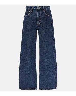 Agolde Jeans Barrel Low Curve A Vita Media - Blu