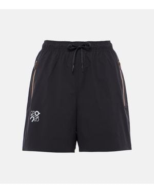 Loewe X On Logo Running Shorts - Blue