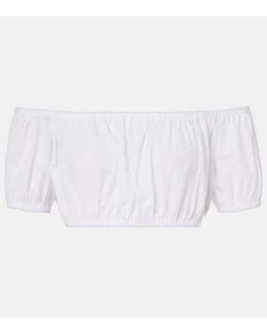 Dolce & Gabbana Top Cropped - Bianco
