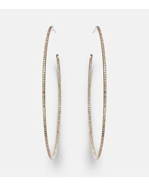 SHAY Orecchini A Cerchio Xl - Bianco