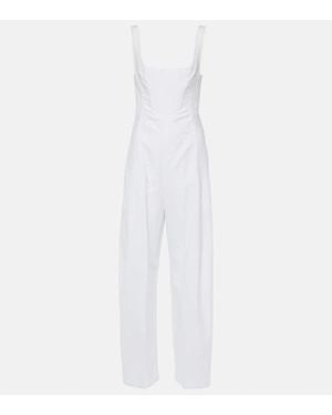 Stella McCartney Linen And Cotton Jumpsuit - White