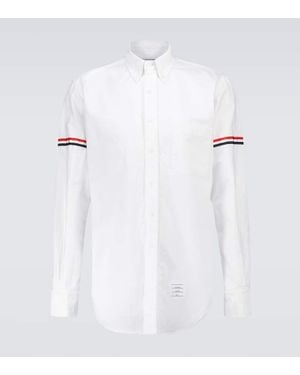 Thom Browne Hemd Aus Baumwolle - Weiß