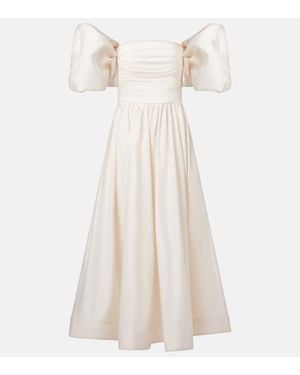 LEO LIN Matilda Cotton Cocktail Dress - Natural