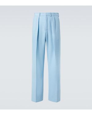 Tom Ford Pantaloni Regular - Blu