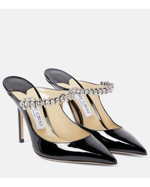 Jimmy Choo Bing 100 Patent Pump - Black
