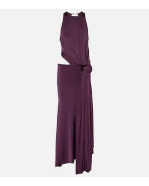 Victoria Beckham Abito Asimmetrico - Viola