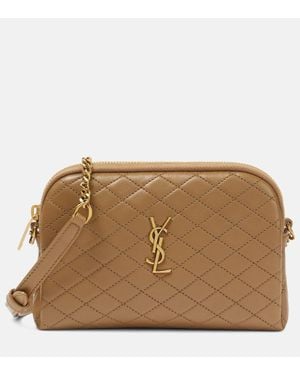 Saint Laurent Borsa a tracolla Gabby in pelle - Marrone