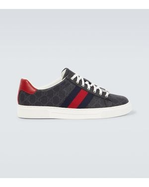 Gucci Ace Herrensneaker Mit Web, Grösse - Schwarz