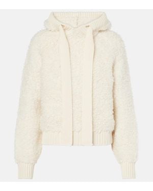 Jet Set Hoodie Jennifer Aus Einem Wollgemisch - Natur