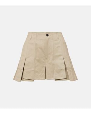 Sacai Shorts Aus Baumwolle - Natur