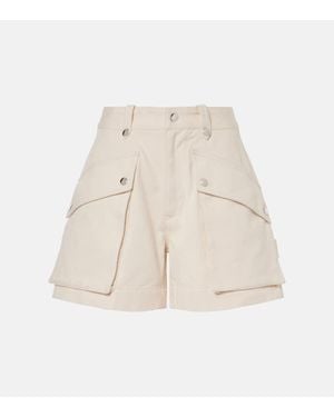 Isabel Marant Short Cargo Jemmy En Coton - Neutre