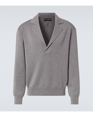 Dolce & Gabbana Wool-Blend Jumper - Grey