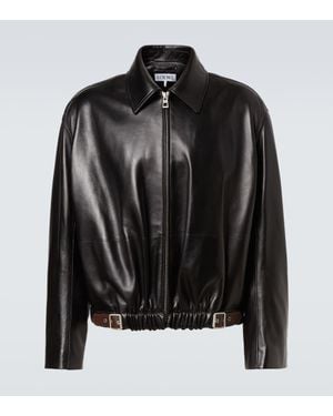 Loewe Leather Jacket - Black