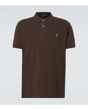 Polo Ralph Lauren Cotton Pique Polo Shirt - Brown