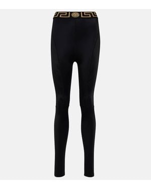 Versace Greca Leggings - Black