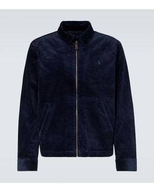 Polo Ralph Lauren Cotton Corduroy Blouson - Blue