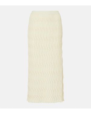 Bottega Veneta Gonna Midi - Neutro