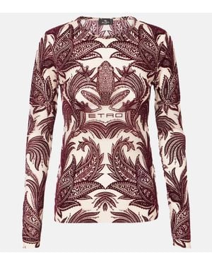Etro Paisley Top - Red