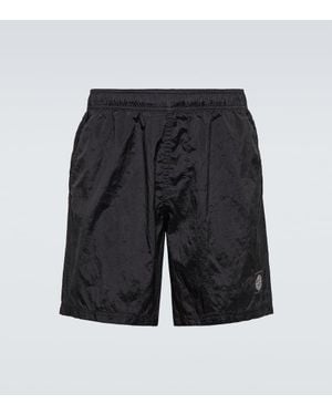 Stone Island Badeshorts Compass - Schwarz