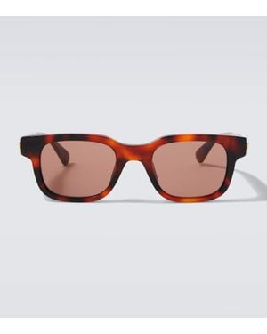 Bottega Veneta Eckige Sonnenbrille Stretch - Braun