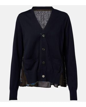 Sacai Cardigan - Blu