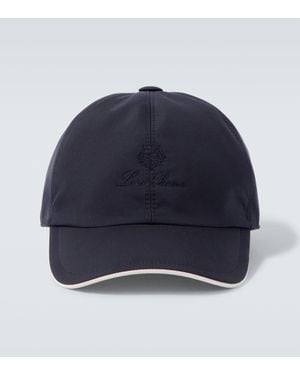 Loro Piana Logo Baseball Cap - Blue