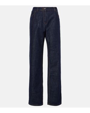 Magda Butrym Straight Jeans - Blau