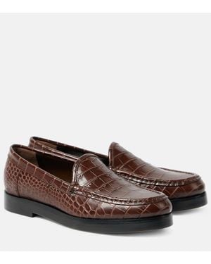 Manolo Blahnik Mocassini Dinelio - Marrone