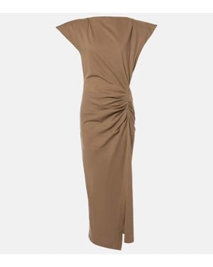 Isabel Marant Maxikleid Nadela Aus Baumwoll-Jersey - Natur