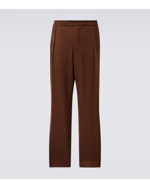 King & Tuckfield Gerade Hose Aus Wolle - Braun