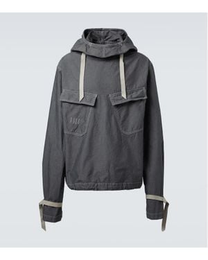 Maison Margiela Hoodie Aus Baumwolle - Grau
