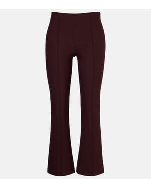 Vince Pantaloni Cropped Flared - Viola