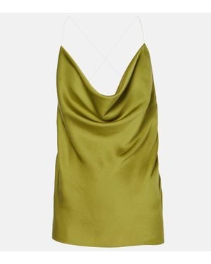 Y. Project Camisole Evergreen Invisible Strap - Verde