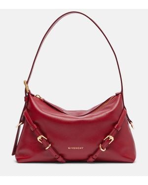 Givenchy Voyou Mini Leather Shoulder Bag - Red