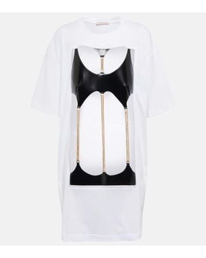 Christopher Kane Embellished Cotton T-Shirt - White