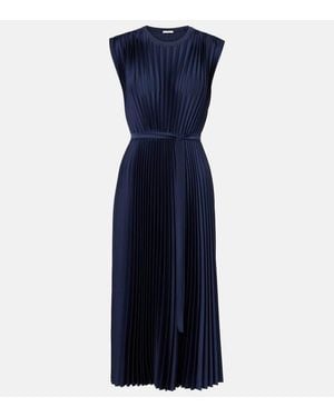 JOSEPH Midikleid Volta Aus Crepe - Blau
