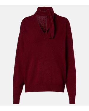 Plan C Top Aus Wolle Und Kaschmir - Rot
