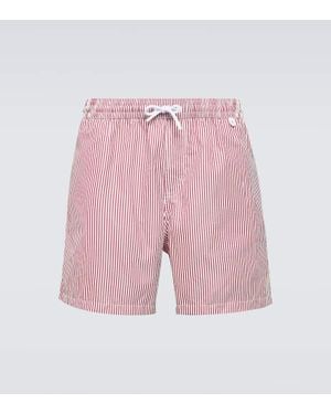 Loro Piana Bay Striped Swim Trunks - Pink