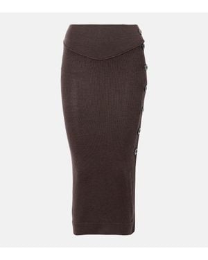 Vivienne Westwood Midirock Pamela Aus Wolle - Braun