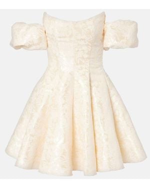 Markarian Selene Off-Shoulder Minidress - Natural