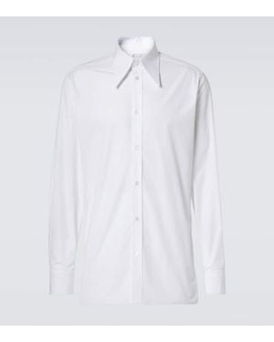 Maison Margiela Cotton Poplin Shirt - White